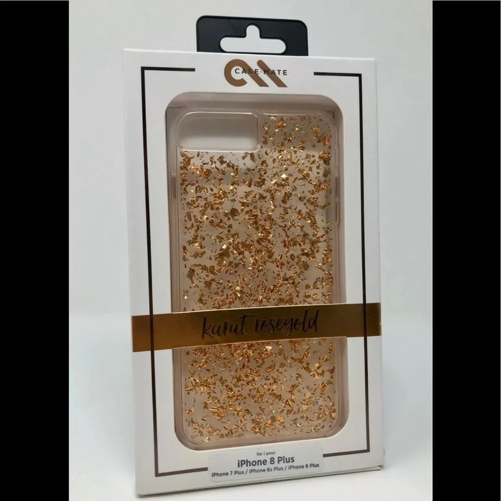 Shock Absorbing Karat Rose-Gold Apple IPhone Case
